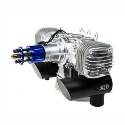 DLE Engines DLE-130cc Twin Gas Engine with Electric Ignition and Mufflers
