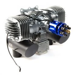 DLE Engines DLE-130cc Twin Gas Engine with Electric Ignition and Mufflers -RC PLANES Sales DLEG0130 A6 PPWMMA7P