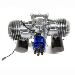 DLE Engines DLE-130cc Twin Gas Engine with Electric Ignition and Mufflers -RC PLANES Sales DLEG0130 A7 PPWMMA7P