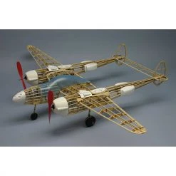 Dumas Products, Inc. P-38 F/M Rubber Powered Lightning Kit, 30" -RC PLANES Sales DUM324 A4 FIN318KY