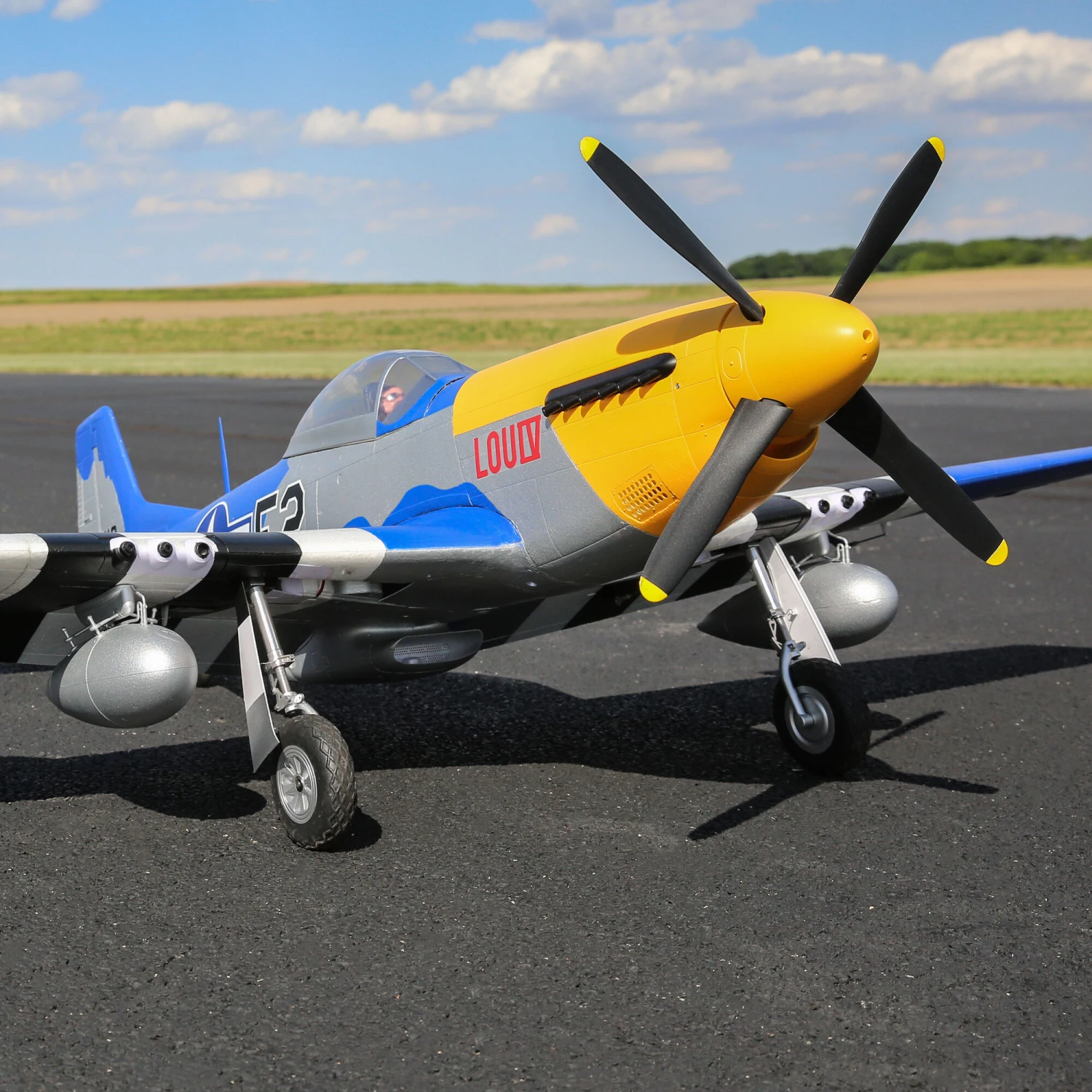 E-flite P-51D Mustang 1.5m Smart PNP 8 E-flite P-51D Mustang 1.5m Smart PNP - Image 8