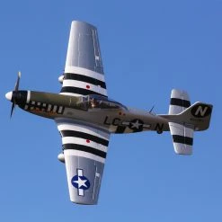 E-flite P-51D Mustang 1.2m BNF Basic with AS3X and SAFE Select -RC PLANES Sales EFL89500 A10 TYL7AKJT