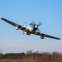 E-flite P-51D Mustang 1.2m BNF Basic with AS3X and SAFE Select -RC PLANES Sales EFL89500 A12 TYL7AKJT