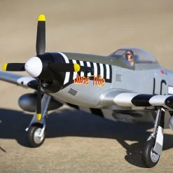 E-flite P-51D Mustang 1.2m BNF Basic with AS3X and SAFE Select -RC PLANES Sales EFL89500 A17 TYL7AKJT