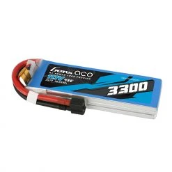 Gens Ace 11.1V 3300mAh 45C 3S LiPo Battery: EC3, Deans