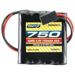 Onyx 4.8V 750mAh NiMH AAA Flat Receiver Battery: Universal Receiver