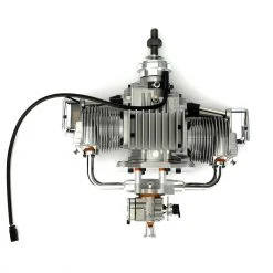 Saito Engines 57cc Gas Twin Engine 4-Stroke: BT -RC PLANES Sales SAIEG57TS A7 KVV06NH1